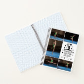 Persoonlijke gymnastiek 5 Foto Collage Name Year Notitieboek (Binnen)