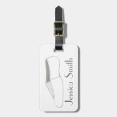 Persoonlijke gymnastiek Acro Shoe Dance Tumbling Bagagelabel (Voorkant verticaal)