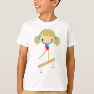 Persoonlijke gymnastiek, kleding en geschenken t-shirt