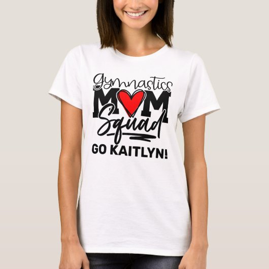 Persoonlijke gymnastiek Mam Squad T-Shirt (Voorkant)