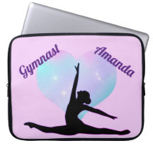Persoonlijke gymnastiek paarse gymnaste voor meisj