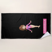 Persoonlijke gymnastiek strandlaken (Voorkant)