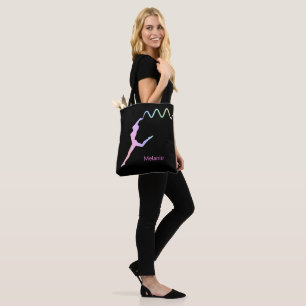 Persoonlijke gymnastiek tote bag