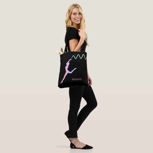 Persoonlijke gymnastiek tote bag (Op model)