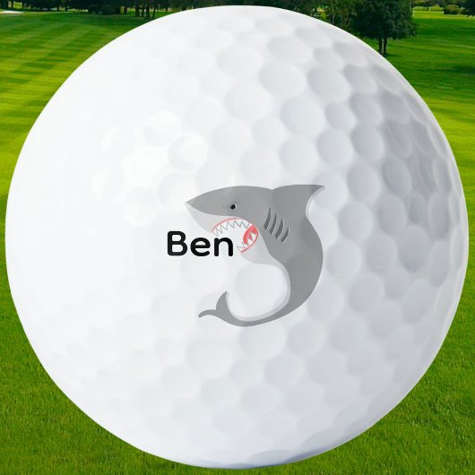 Persoonlijke Haai Eet Naam Golfballen