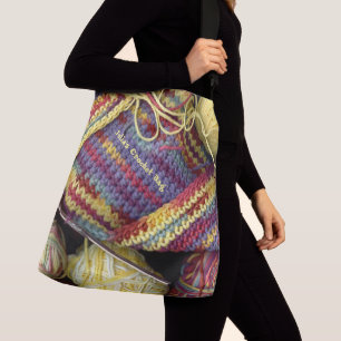 Persoonlijke haakjes crossbody tas