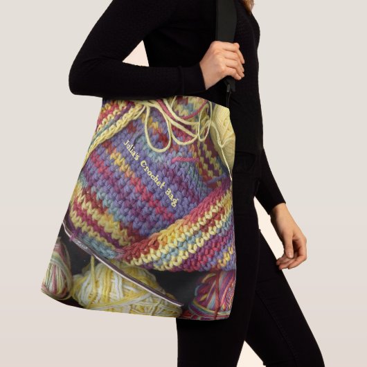 Persoonlijke haakjes crossbody tas (Dichtbij)