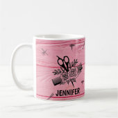 Persoonlijke Haarstylist Humoureuze Mok (Links)