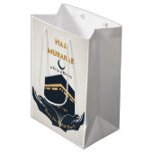 Persoonlijke Hajj Mubarak Medium Cadeauzakje (Voorkant Gekanteld)