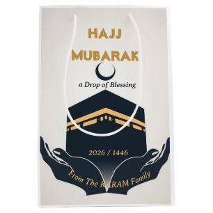 Persoonlijke Hajj Mubarak  Medium Cadeauzakje