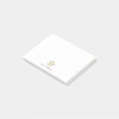 Persoonlijke Half Appel Leraar Post-it® Notes (Schuin)