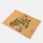 Persoonlijke Hallo Herfst Deurmat (Schuin)