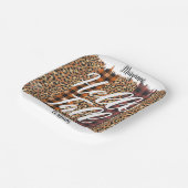 Persoonlijke Hallo Herfst Papieren Bordje (Gebogen)