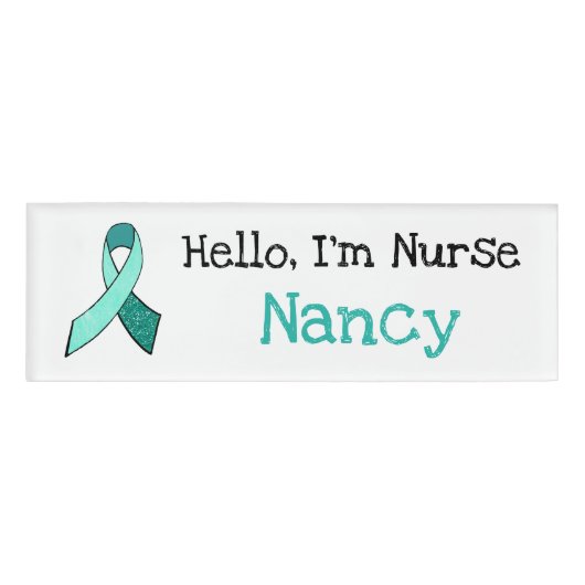 Persoonlijke Hallo, Im Nurse Name Tag (Voorkant)