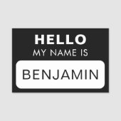 Persoonlijke Hallo Mijn Naam Label Aangepaste Naam Naamplaatje (Voorkant)