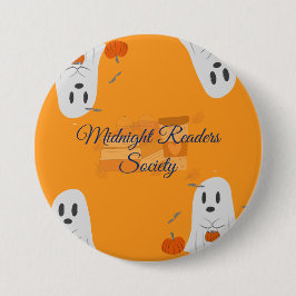 Persoonlijke Halloween Boekclub Ronde Button 7,6 Cm