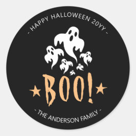 Persoonlijke Halloween Boo Sticker