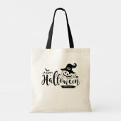 Persoonlijke Halloween-Canvas tas (Achterkant)