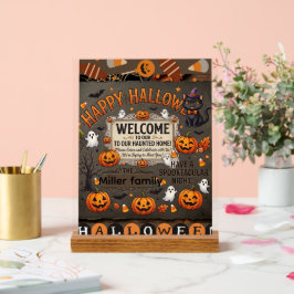 Persoonlijke Halloween-familiedecoratie & kleding Acryl Bord