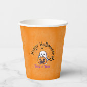 Persoonlijke Halloween-feest papieren bekers (Voorkant)