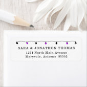 Persoonlijke Halloween-feest retouradreslabels Etiket (Insitu)