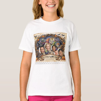 Persoonlijke Halloween-foto T-shirt Spooky Wit