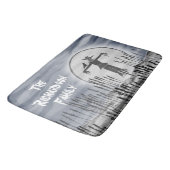 Persoonlijke halloween Horror Creepy-ruggengraat Badmat (Gekanteld)