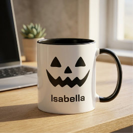 Persoonlijke Halloween Jack O Lantern Pompoen Gezi Mok