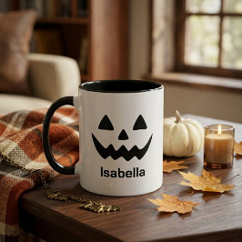 Persoonlijke Halloween Jack O Lantern Pompoen Gezi Mok