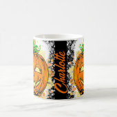 Persoonlijke Halloween JackoLantern Spooky Pumpkin Koffiemok (Center)
