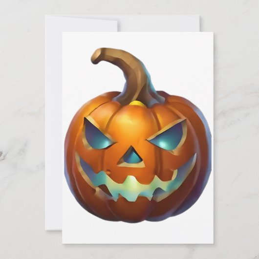 Persoonlijke Halloween Kaart (Achterkant)