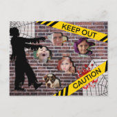 Persoonlijke Halloween kaart met gezelfselfoto's (Voorkant)