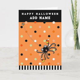 Persoonlijke halloween-kaart van het Kind Kaart