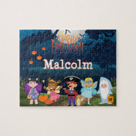 Persoonlijke Halloween Kinderrader Legpuzzel