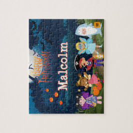 Persoonlijke Halloween Kinderrader Legpuzzel