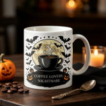 Persoonlijke Halloween-koffie-liefhebber Spoky Bur