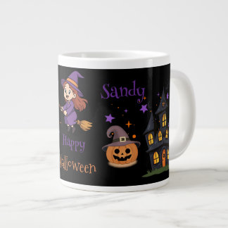 Persoonlijke Halloween koffiemok Grote Koffiekop