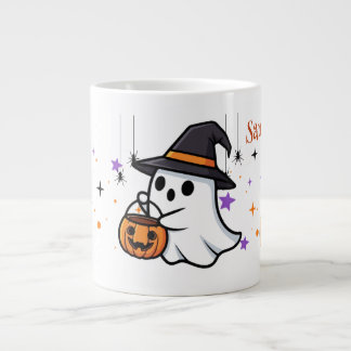 Persoonlijke Halloween koffiemok Grote Koffiekop