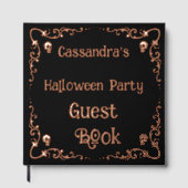 Persoonlijke halloween-partij gastenboek (Voorkant)