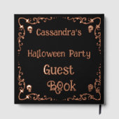 Persoonlijke halloween-partij gastenboek (Achterkant)