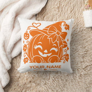 Persoonlijke Halloween Pompoen Worp Kussen