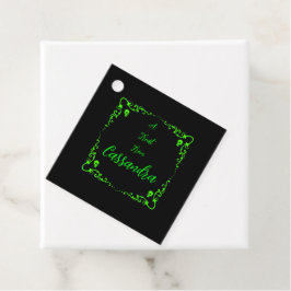 Persoonlijke Halloween-slijm groen Bedankjes Labels