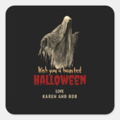 Persoonlijke Halloween sticker cadeautje voor fees (Voorkant)