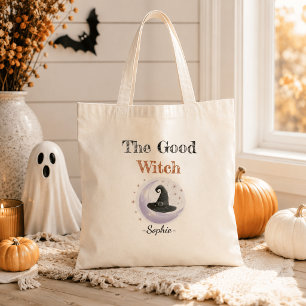 Persoonlijke Halloween-tas – De Goede Heks Tote Bag