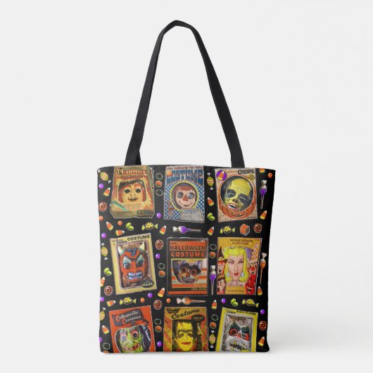 Persoonlijke Halloween Tote Bag (Achterkant)