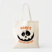 Persoonlijke Halloween-Trick or treat Tote Bag (Voorkant)