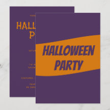 Persoonlijke Halloween uitnodigingskaart