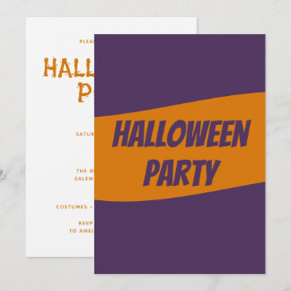 Persoonlijke Halloween uitnodigingskaart Kaart