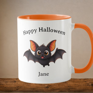 Persoonlijke Halloween Vampier Vleermuis Mok
