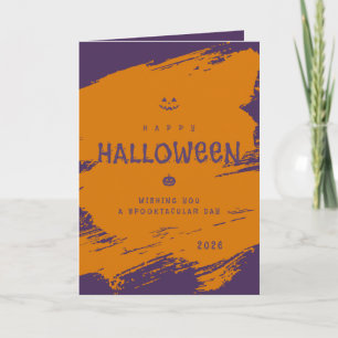 Persoonlijke Halloween Vouwkaart Kaart